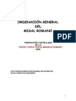 Ordenación general del Misal Romano