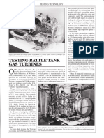 Testing Battle Tank Gas Turbines