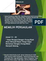 Memilih Pergaulan