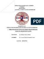 Bibliografia Ejes Transversales