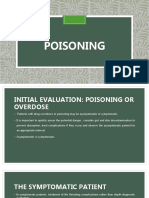 INITIAL EVALUATION OF POISONING OR OVERDOSE