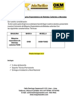 Dispensadora de Bebidas Calientes F306D