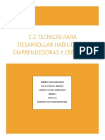 1.2 Tecnicas para Desarrollar Habilidades Emprendedoras y Creativas