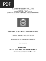 Download DSP FINAL 2MARK_ece 1 and 2 by sivakumarfacebook SN52818011 doc pdf