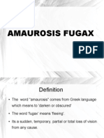 Causes and Symptoms of Amaurosis Fugax
