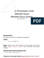 P6 Metode Gauss - Jordan