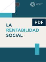 Informe del Ministerio de Energía y Minas sobre "La Rentabilidad Social"