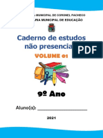 Caderno de Atividades de Matemática