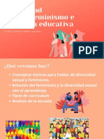 Feminismo Diversidad Sexual e Incluson Educativa.