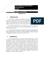 Clásicos Del Pensamientos Pedagógico Mexicano-Ensayo