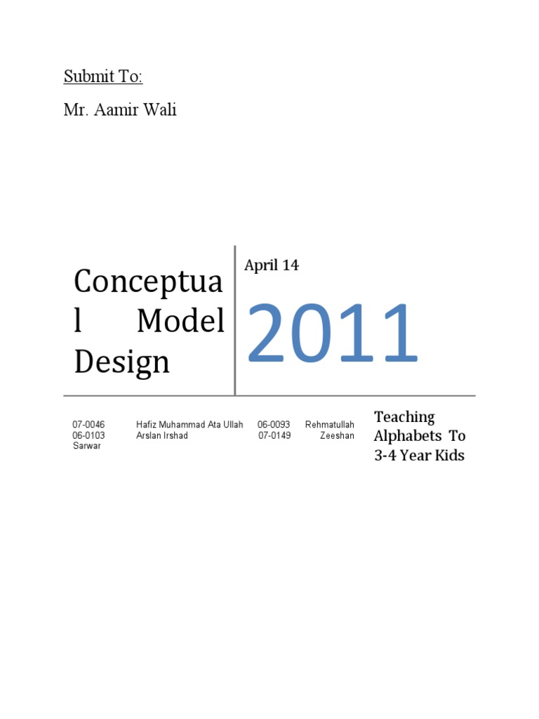 ABC Learning Application Design | PDF