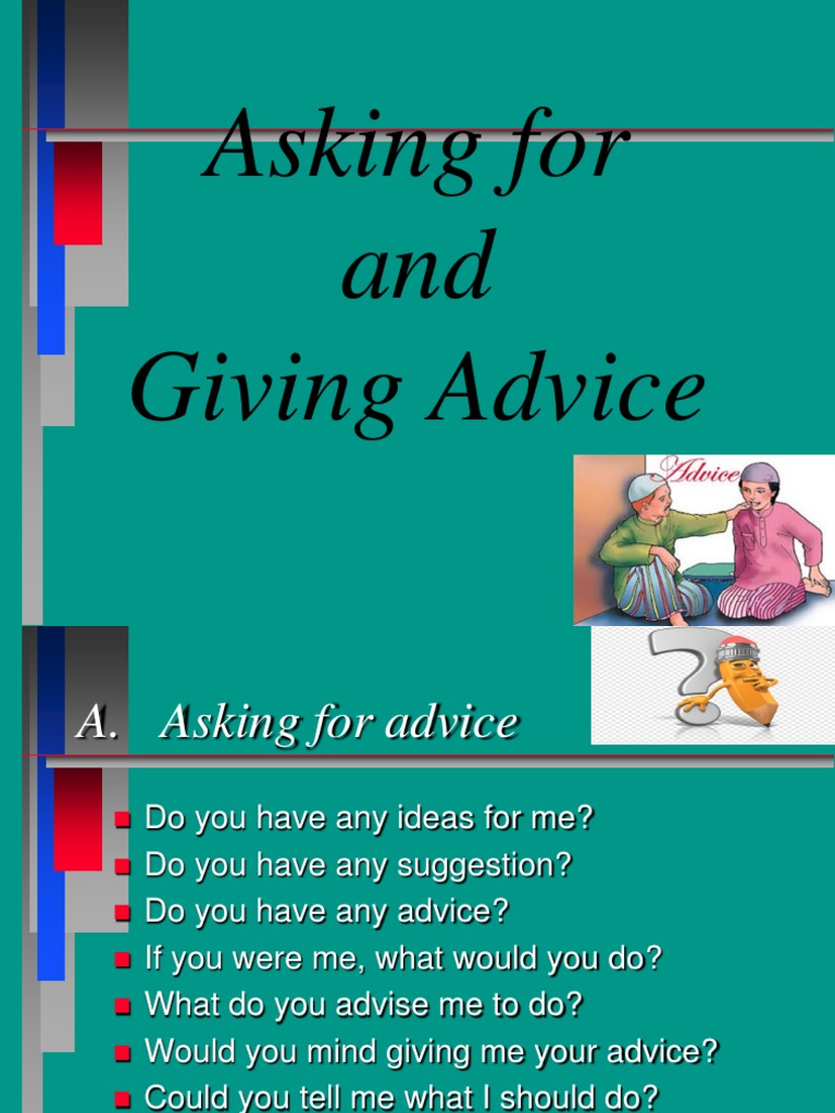 Asking For And Giving Advice Pdf