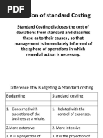 Definition of Standard Costing