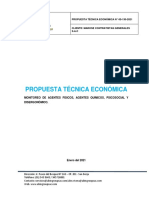 PROPUESTA TÉCNICA ECONOMICA #4S-130-2021 - Monitoreo Ocupacional - MAROSE CONTRATISTAS GENERALES S