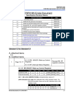 EM78P418N Errata Document: Version1.2 To Version1.3