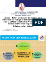 10 y 11 de Octubre 2020, Conceptos Axiologicos y Metodológicos, 3 y 4 de Octubre. UNI FIM Titulación