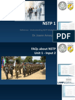 Unit 1 Input 2 Faqs About NSTP
