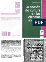 Denys Cuche - La Noción de Cultura en Las Ciencias Sociales-Nueva Visión (2002)