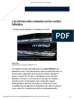 Las Averías Más Comunes en Los Coches Híbridos