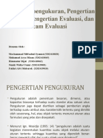 Pengertian Pengukuran, Pengertian Penilaian, Pengertian Evaluasi-1