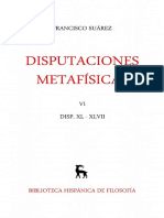 Francisco Suárez - Disputaciones Metafísicas XL-XLVII. 6-Gredos (1964)