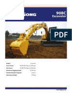 Excavator: Engine Gross Power Net Power Maximum Digging Depth Standard Bucket Capacity Operating Weight