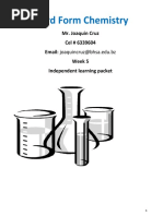 Third Form Chemistry Packet 3