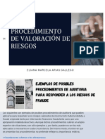 Ejemplos procedimientos auditoría fraude