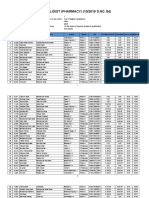 Technologist Pharmacy 10 2019 84 Academics Marks Order 16-09-2021