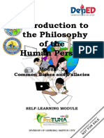 Introduction To The Philosophy of The Human Person: Common Biases and Fallacies