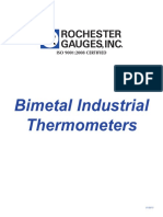 Bimetal Industrial Thermometers: ISO 9001:2008 CERTIFIED