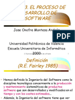 Tema 3. El Proceso de Desarrollo de Software: Jose Onofre Montesa Andrés