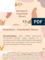 Structural Functional Theory