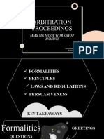 Arbitration Proceedings by Prisya Nair
