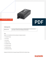 Product Data Sheet: Radwin Indoor Units