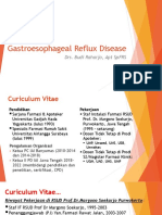 Gastroesophageal Reflux Disease: Drs. Budi Raharjo, Apt Spfrs