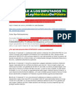 Carta Tipo Parlamentarios #RechazaArticulo4