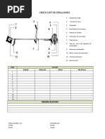 Check List Mantenimiento Desbrozadora | PDF