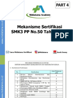 Materi 6 Mekanisme Sertifikasi SMK3 PP 50 TH 2012