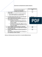 COSMETIC - Process For AdditionDeletion of Supplier or TPM