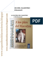 A Los Pies Del Maestro - Krishnamurti