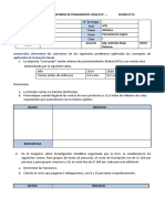 Informe de pensamiento lógico sobre funciones lineales