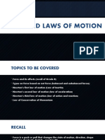 Force and Laws of Motion