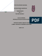 Cálculo Integral por Sustitución y Partes IPN