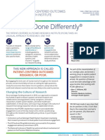 PCORI Research Done Differently