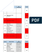 Mapping List Kamar D1