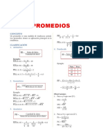 Clases de Promedios para Cuarto Grado de Secundaria