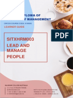 DHM SITXHRM003 Learner Guide