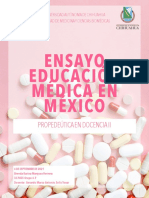 Ensayo Educación Médica en México 