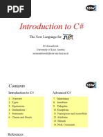 Intro To C#